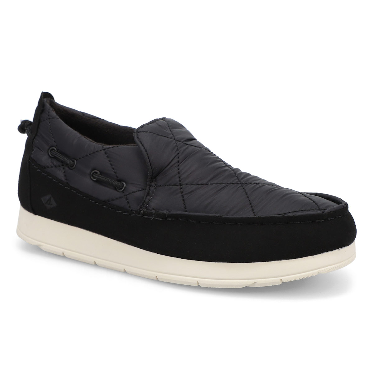 sperry slip on black