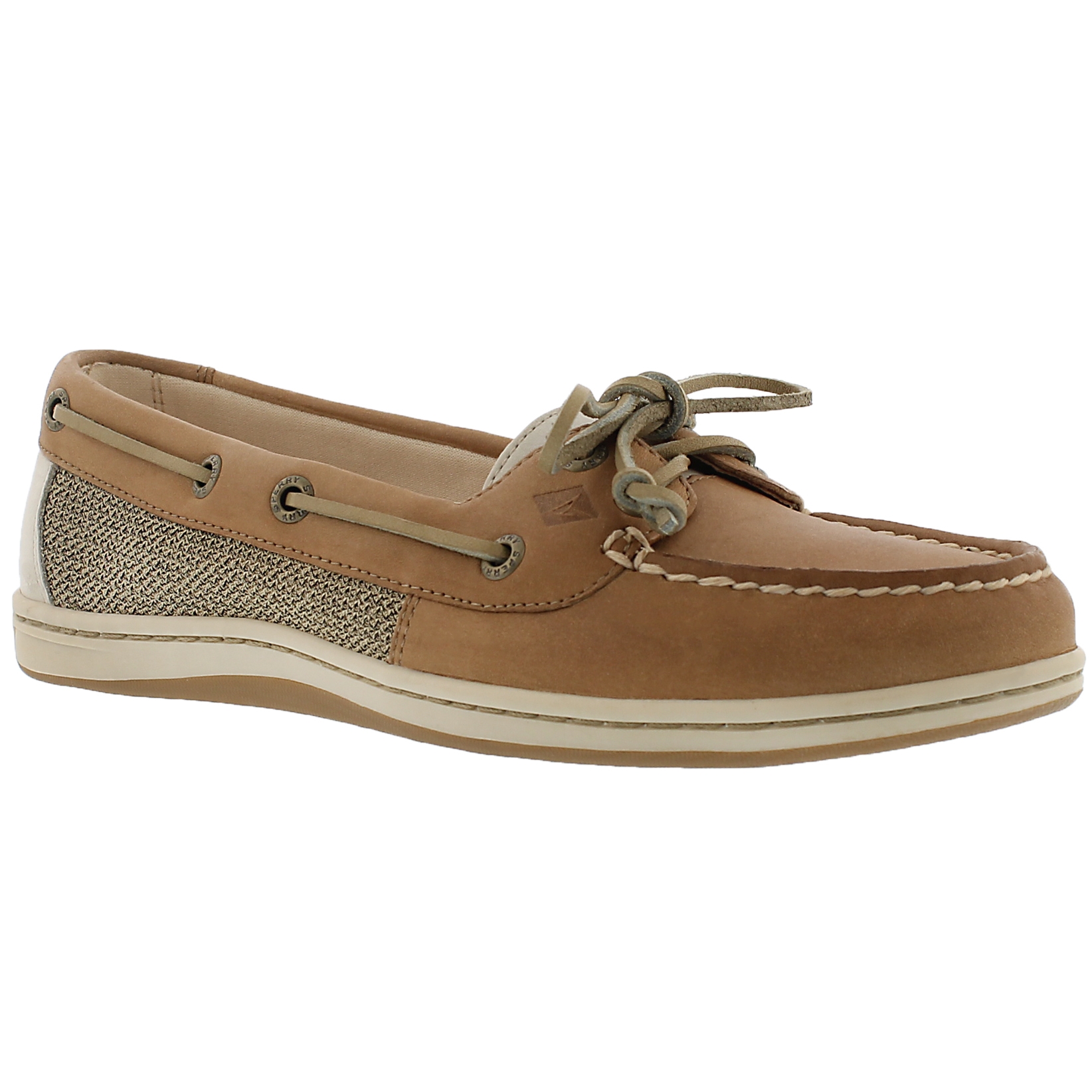 Lds Firefish linen/oat 2 Eye boat shoe