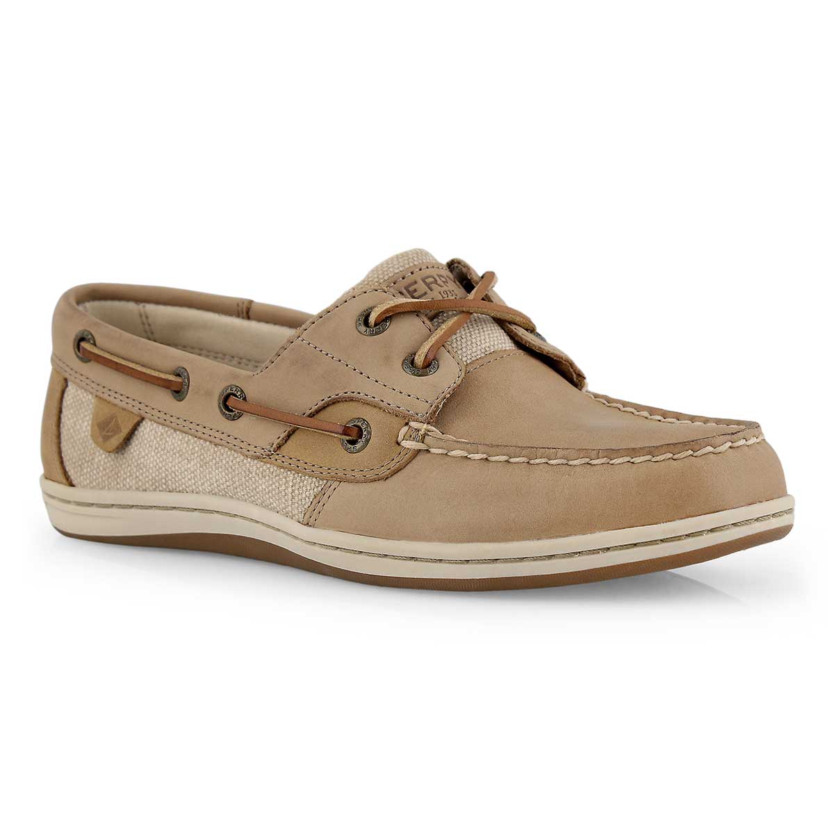 Lds Koifish linen oat boat shoe