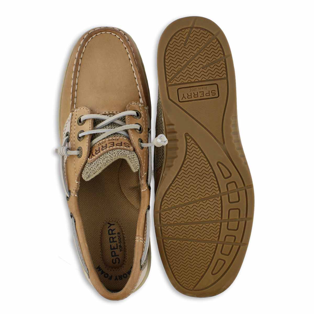 sperry linen boat shoe