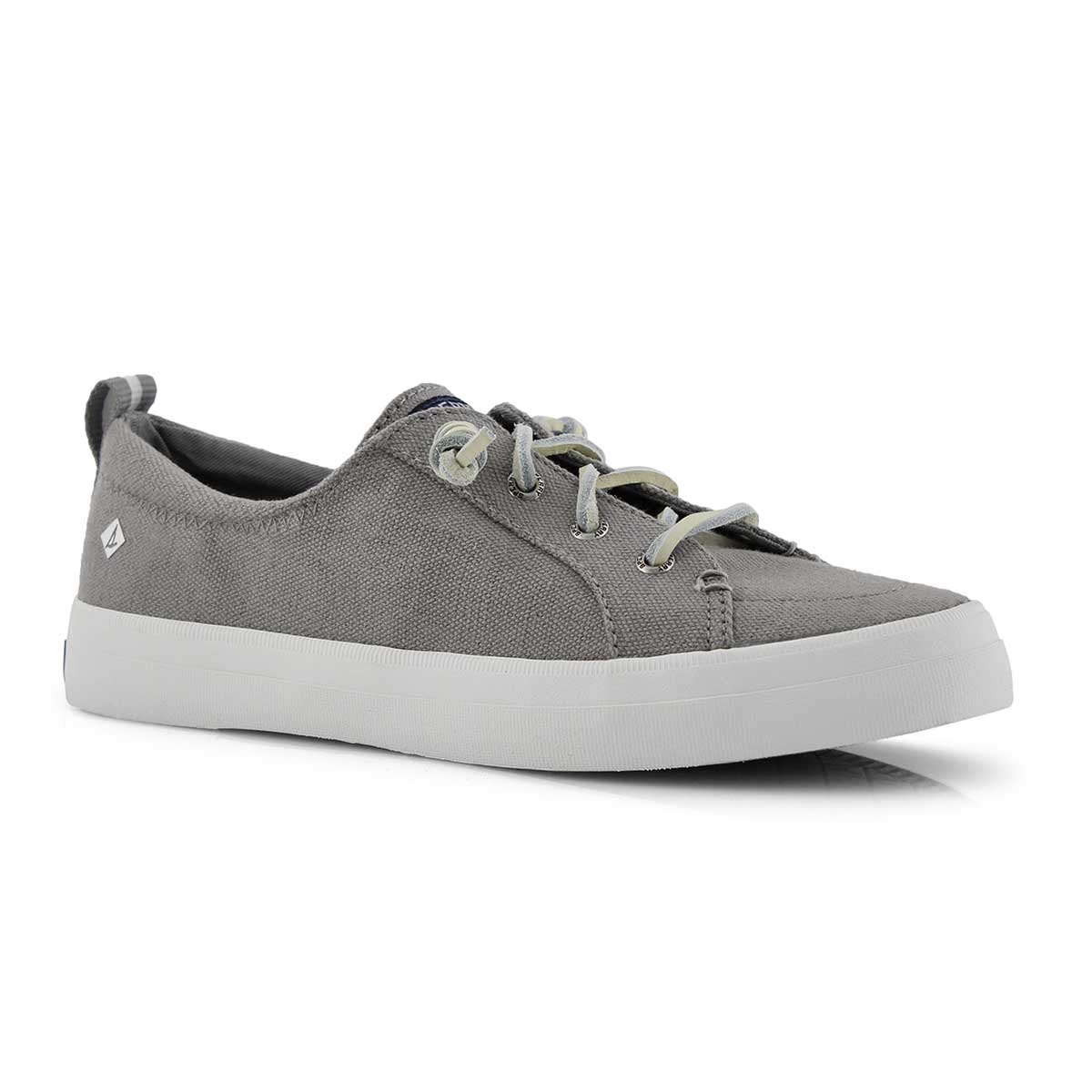 Lds Crest Vibe Linen gry fashion sneaker