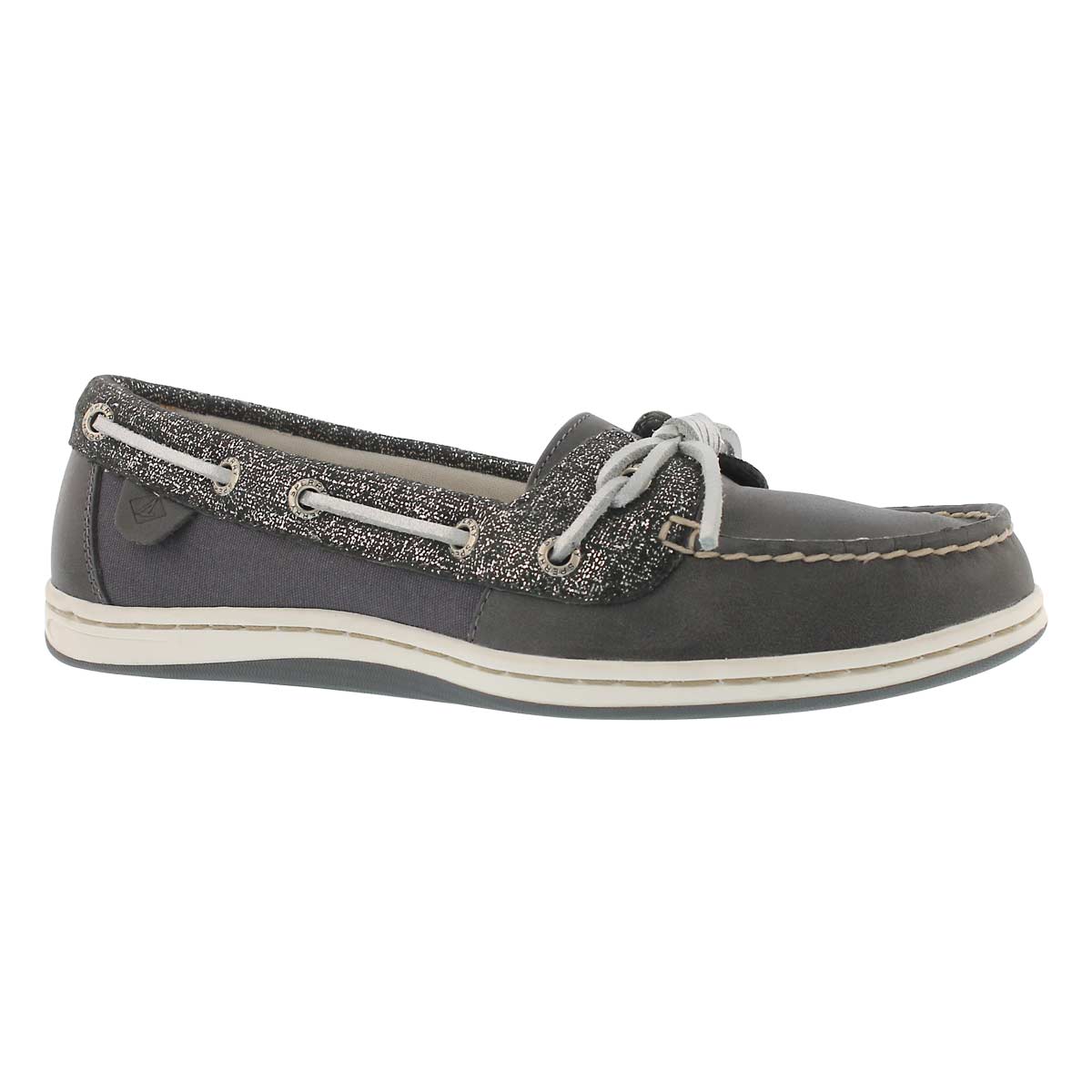 Women's BARREL FISH 2-eye ashphalt boat shoes