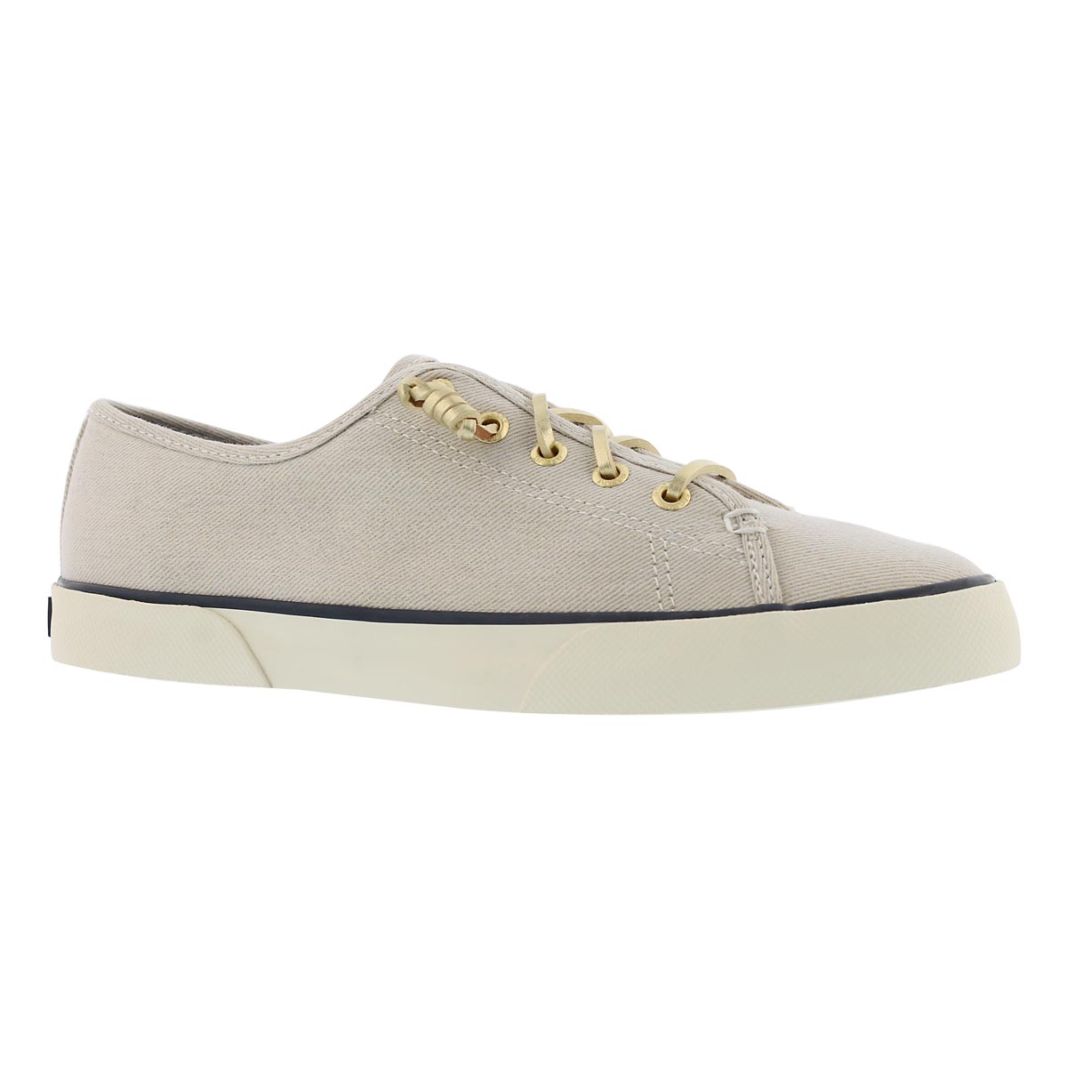 Women's PIER VIEW SPARKLE white/gold sneakers