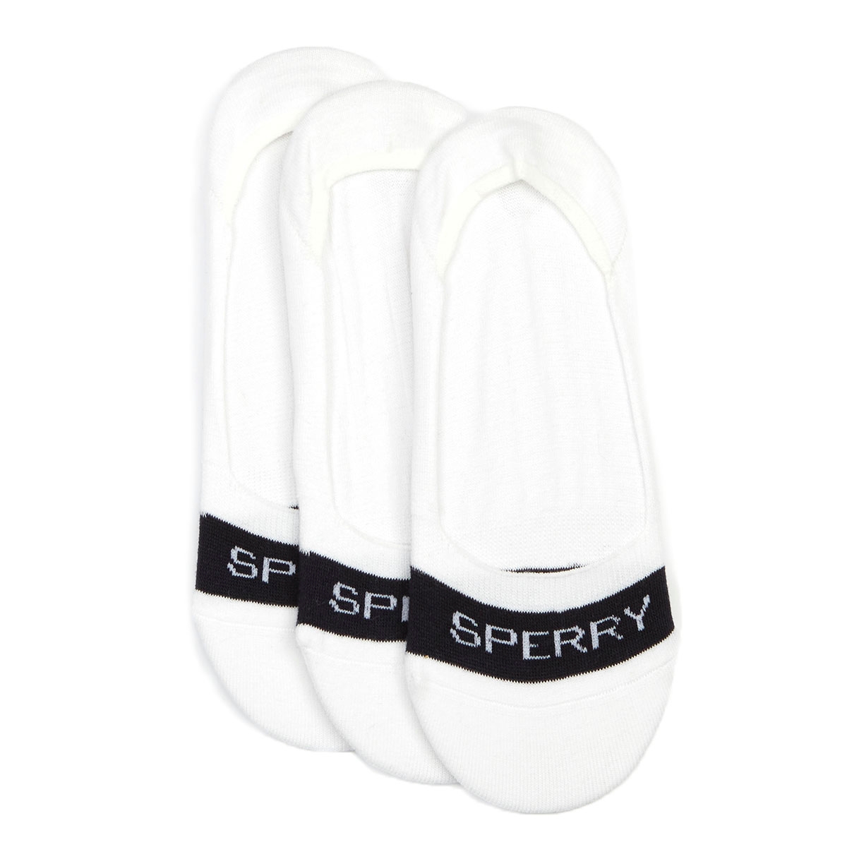 Women's SOLID white liners - 3 pack