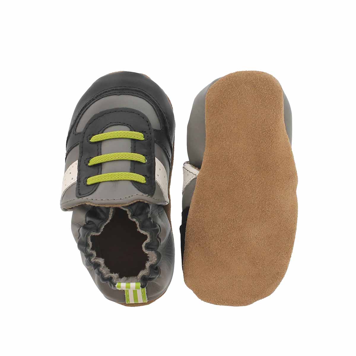 Pantoufle Super Sporty, gris/lime, bébé