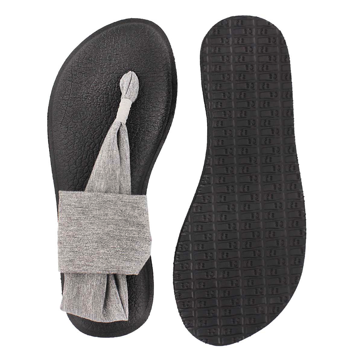 Lds YogaSling silver metallic thong