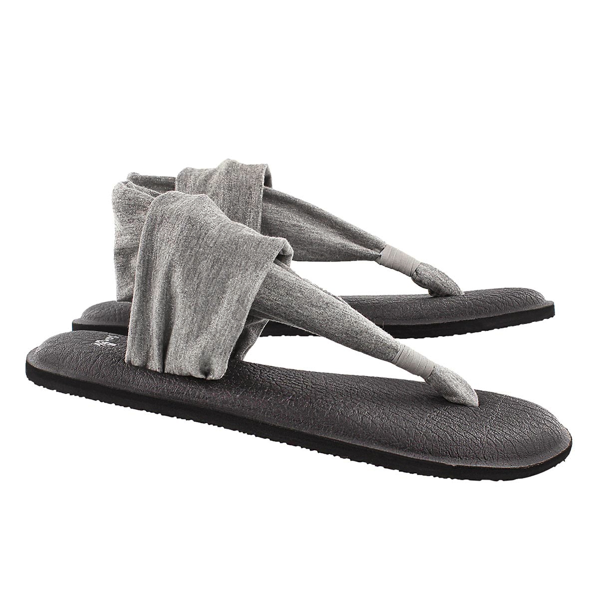 Lds YogaSling silver metallic thong