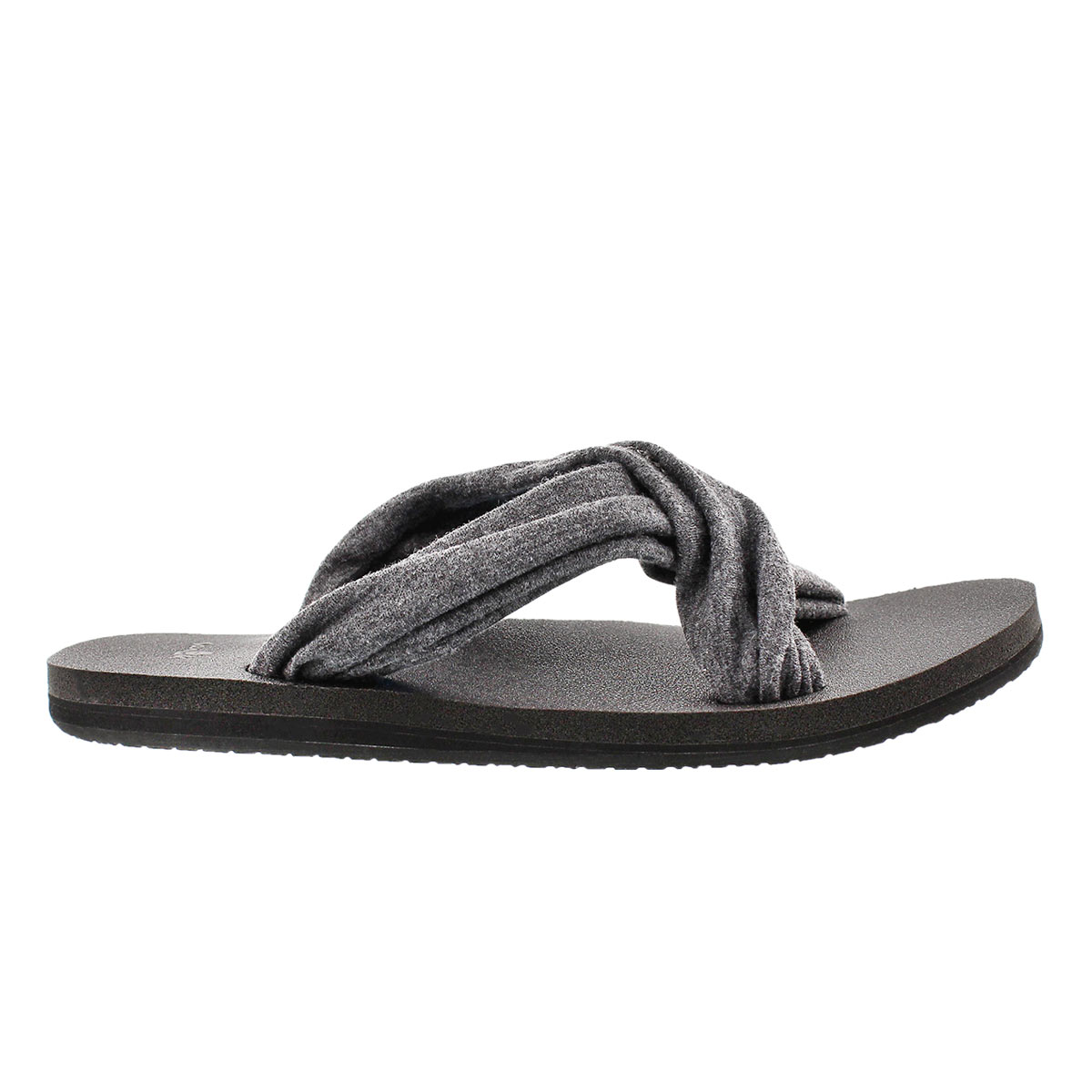 Lds Yoga X-Hale charcoal slide sandal