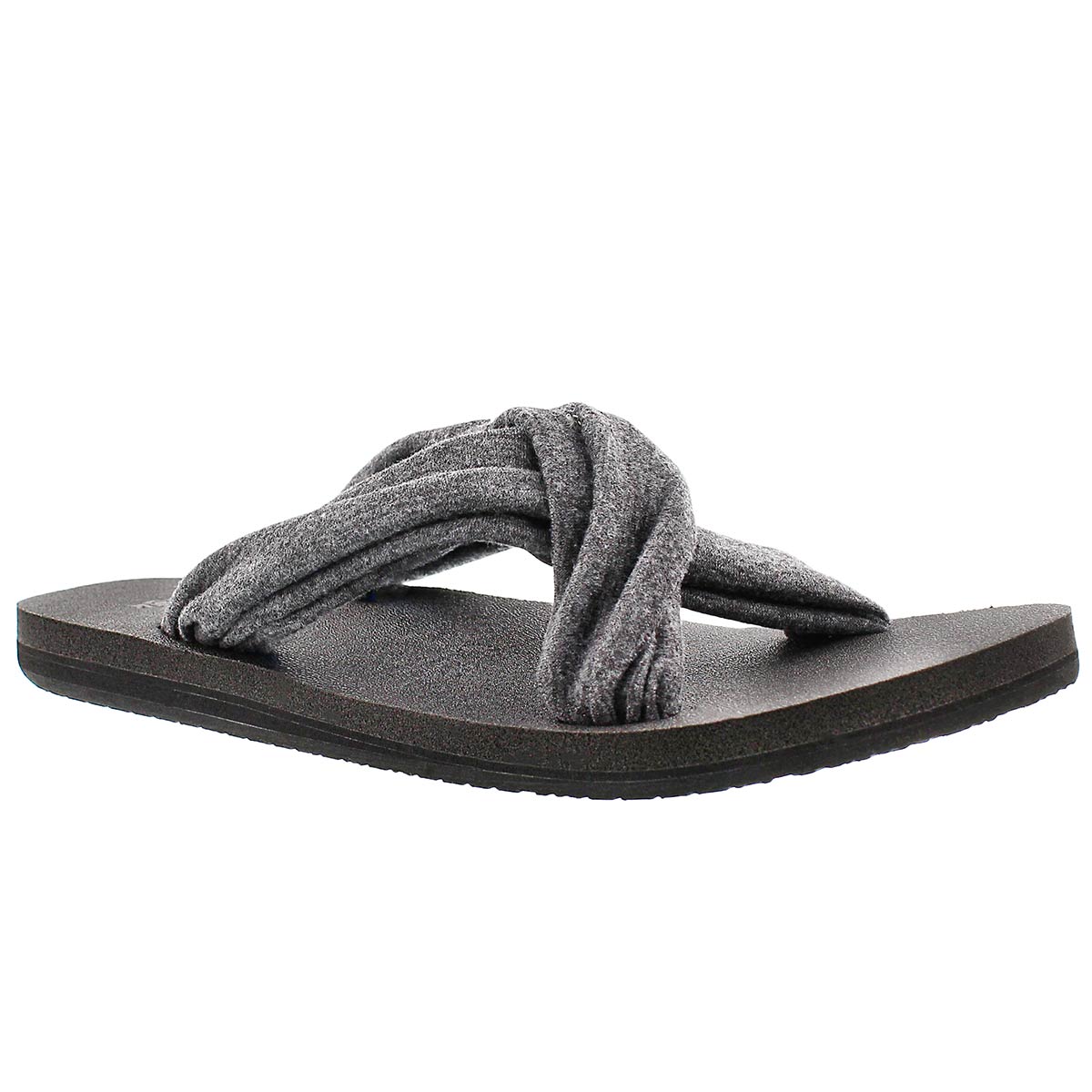 Women's YOGA X-HALE charcoal slide sandals