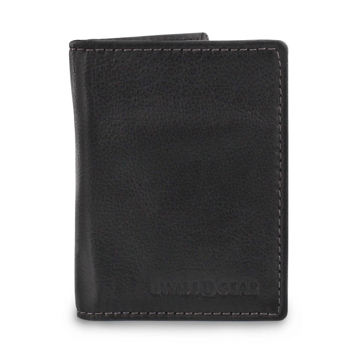 Mns black slim card case wallet