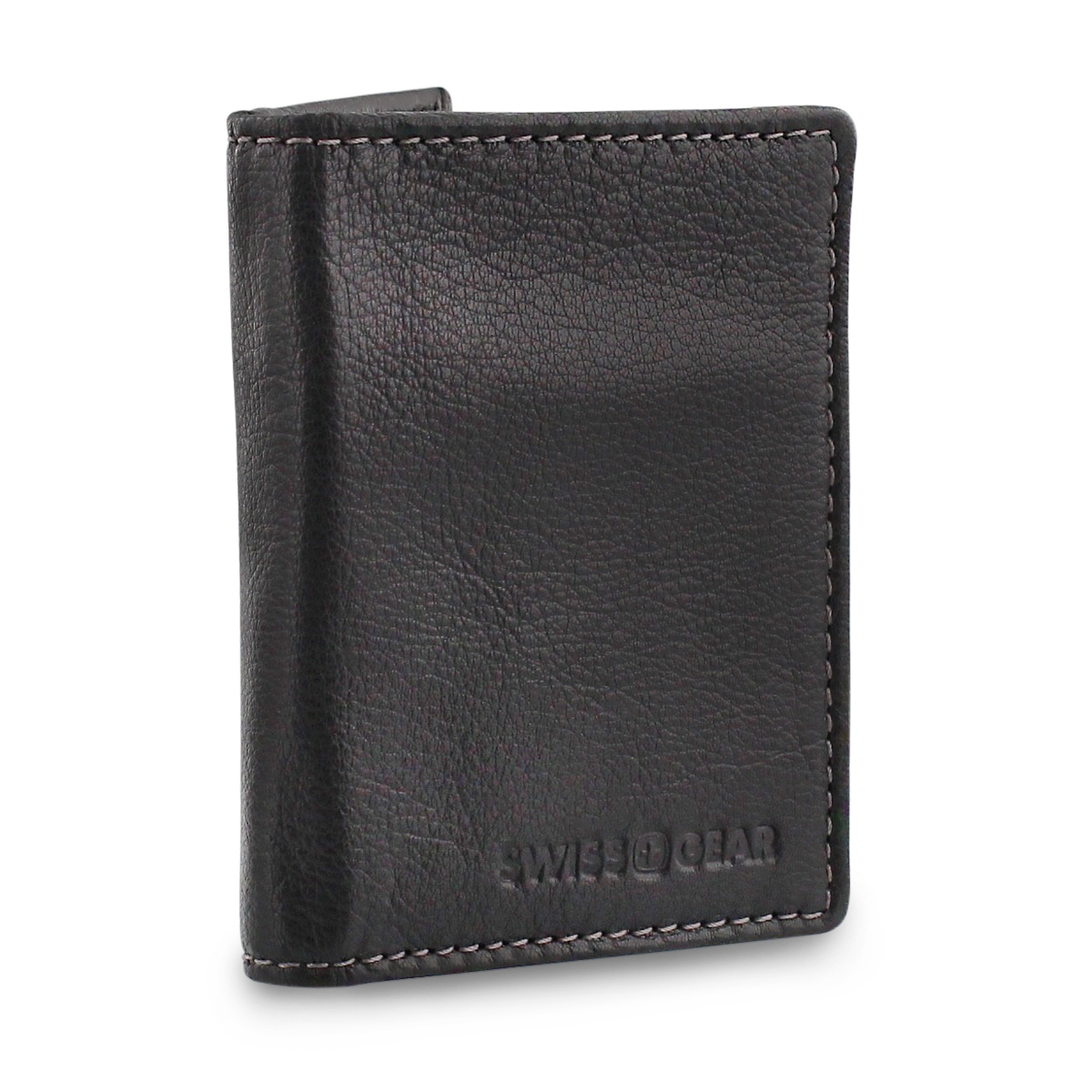 Mns black slim card case wallet