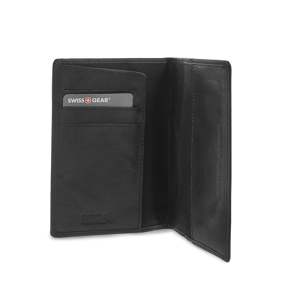 Mns black passport cover