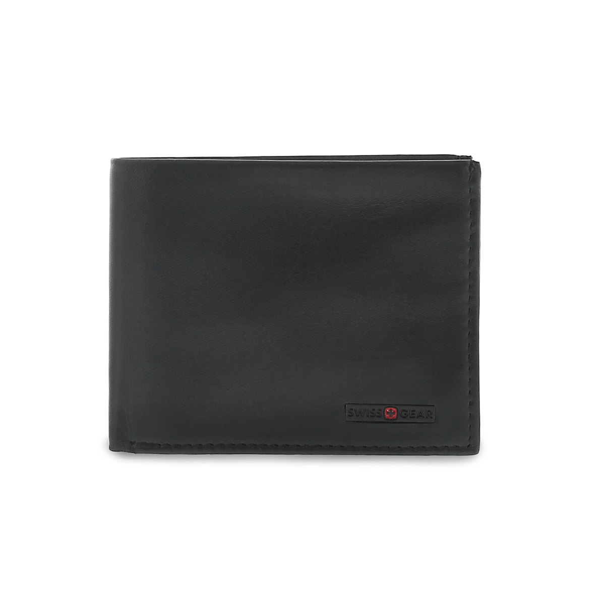 Mns black billfold remov. centre wallet