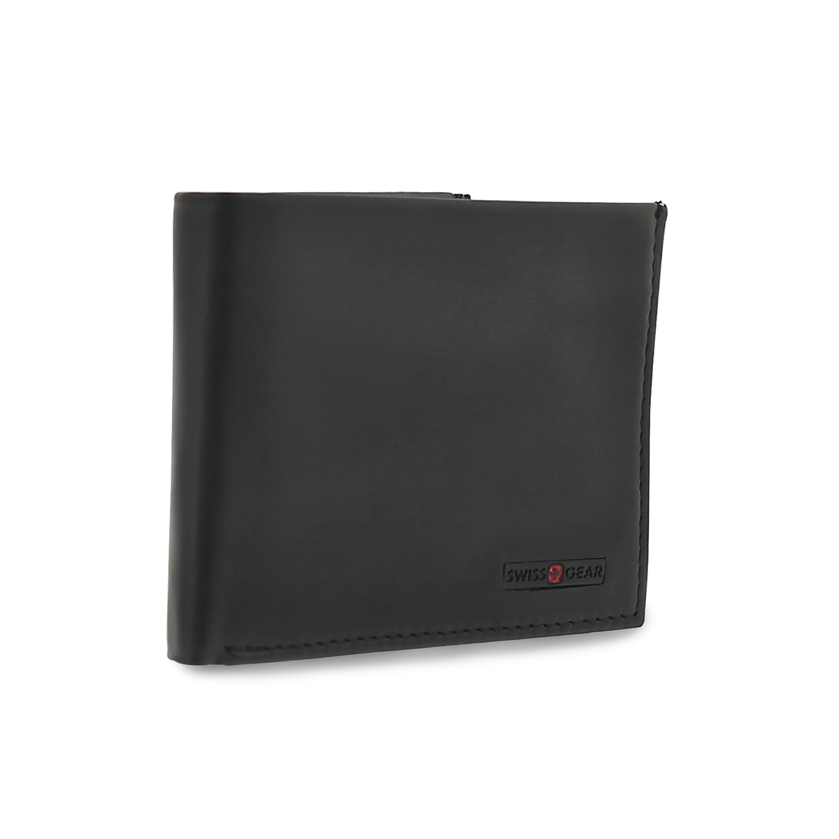Mns black billfold remov. centre wallet