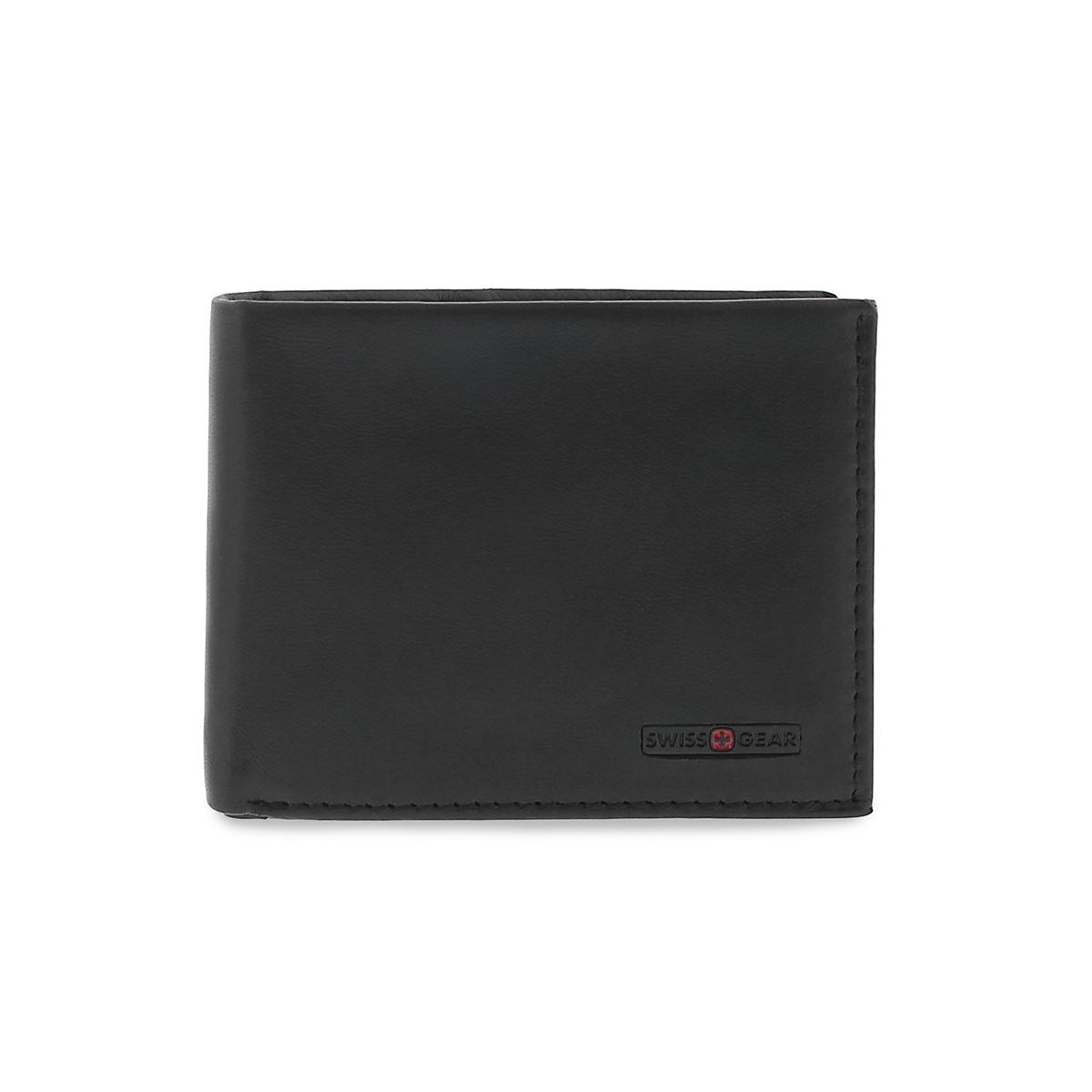 Mns black billfold coin pocket wallet