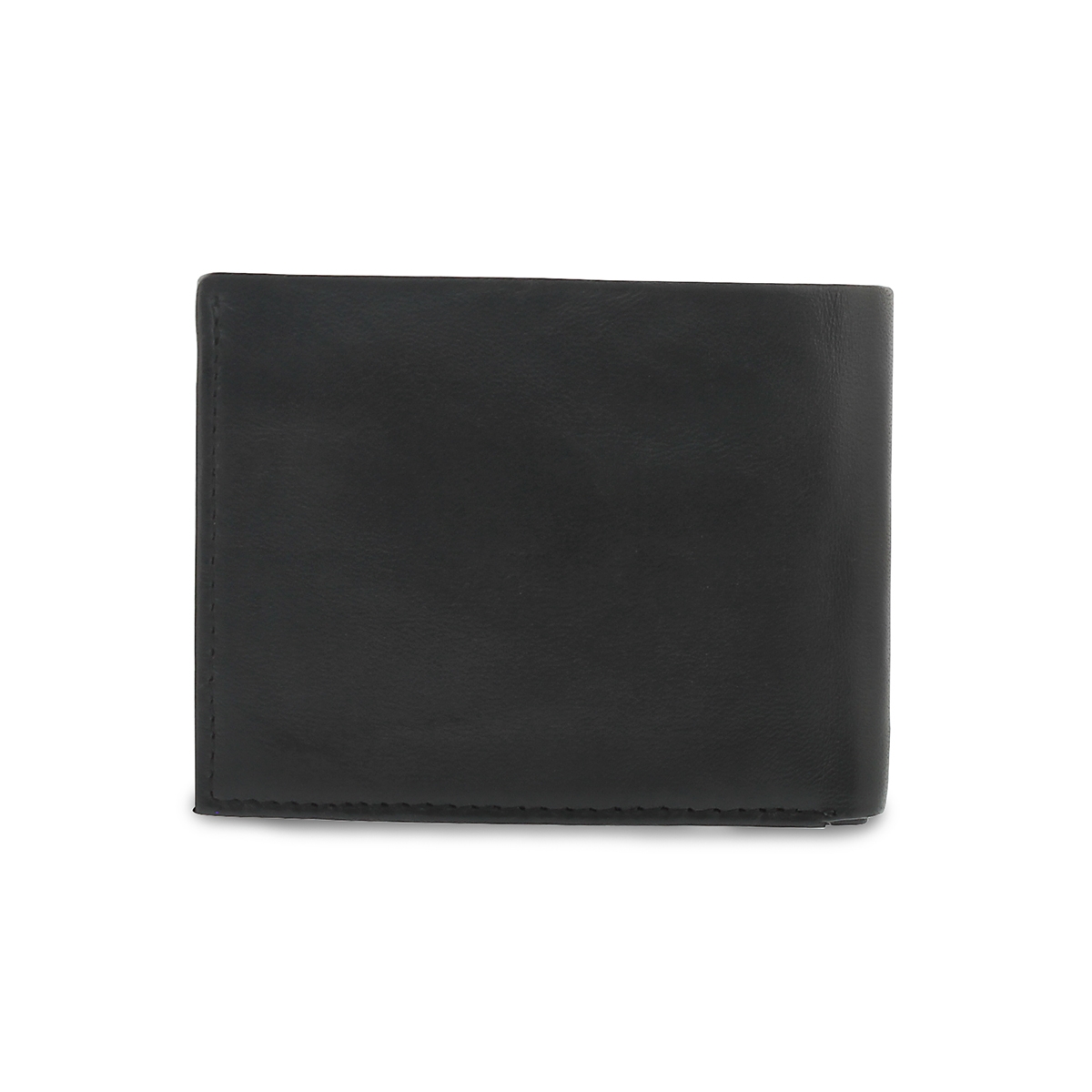 Mns black billfold coin pocket wallet