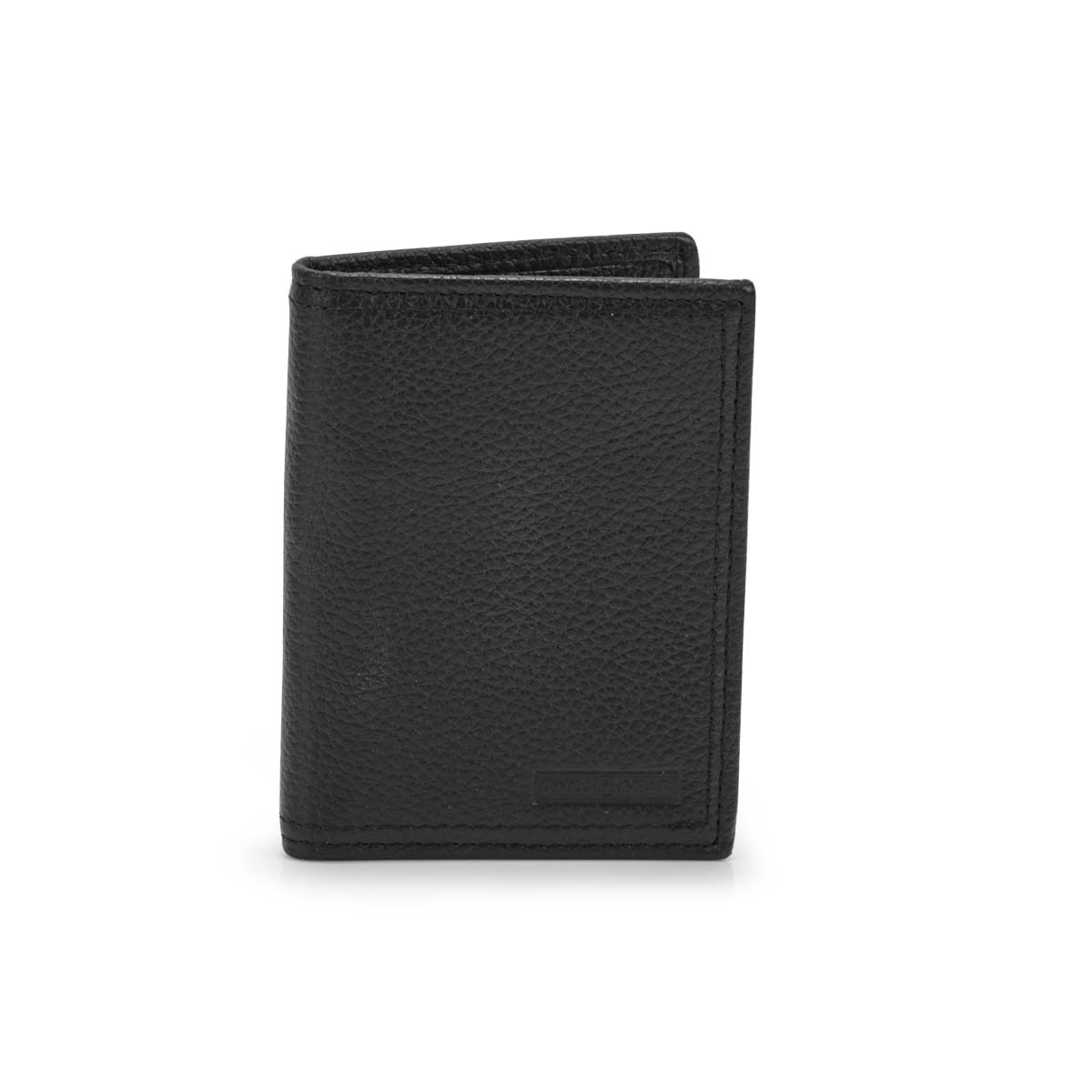 Men's black RFID slim card case wallet