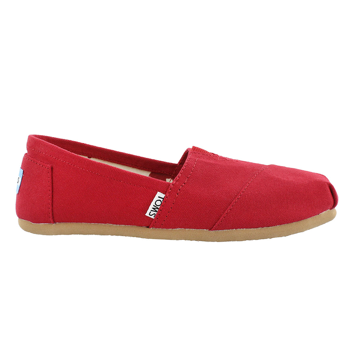 Lds Classic red canvas loafer