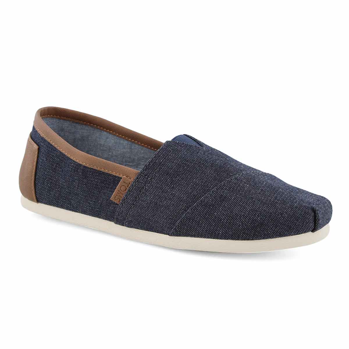 Mns Classic Lthr Trim denm casual loafer