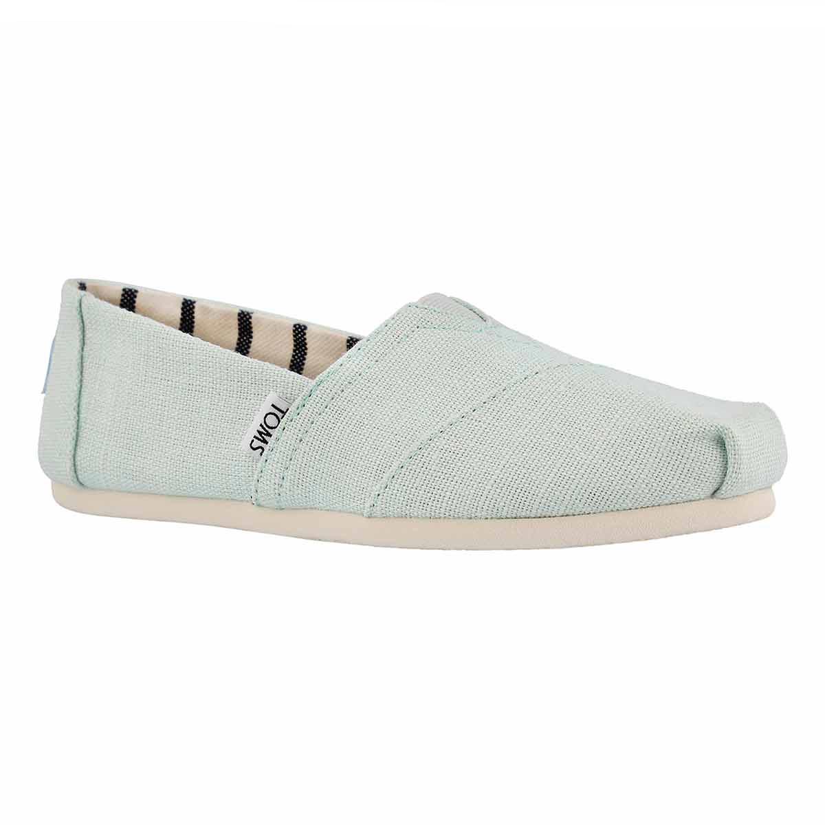 Lds Venice aqua glass loafer