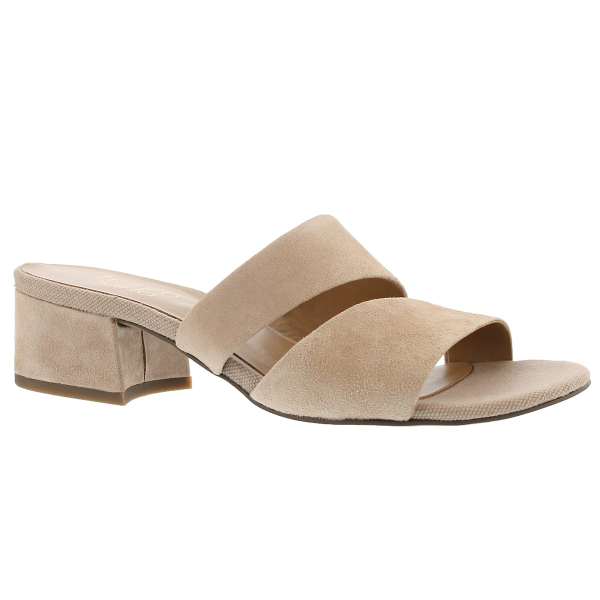 Women's TALLEN light blush slide dress sandals