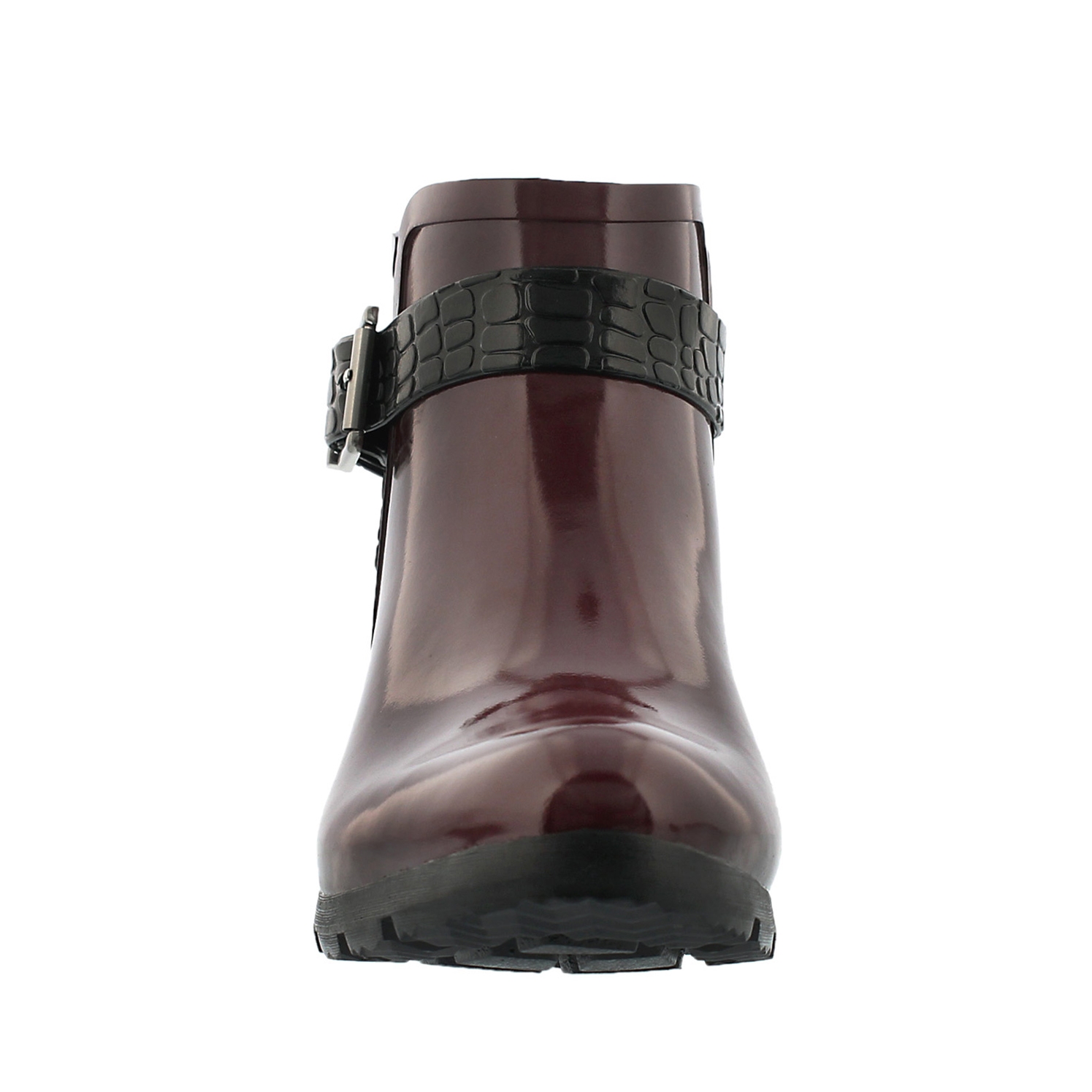 Lds Taylor burgundy short rubber boot