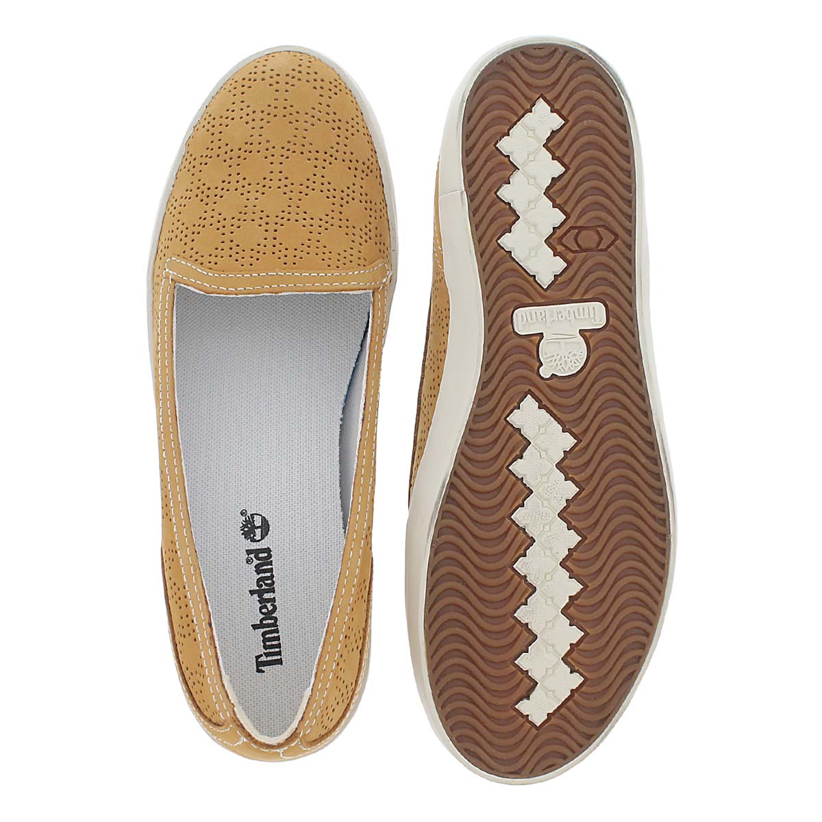 Lds Brattleboro wheat perferated slip on