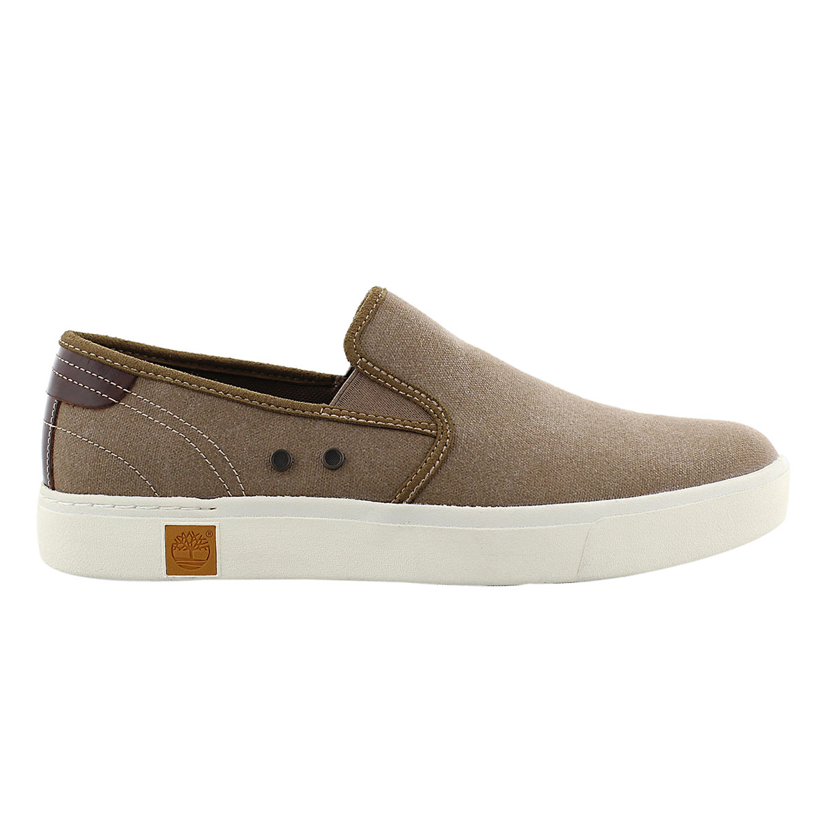 Mns Amherst teak slip on casual shoe