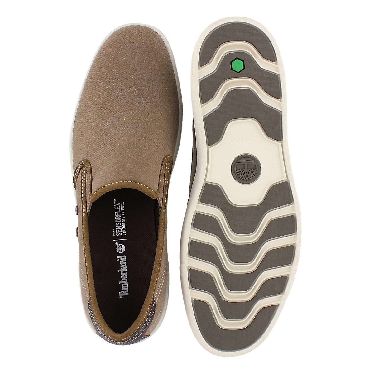Mns Amherst teak slip on casual shoe