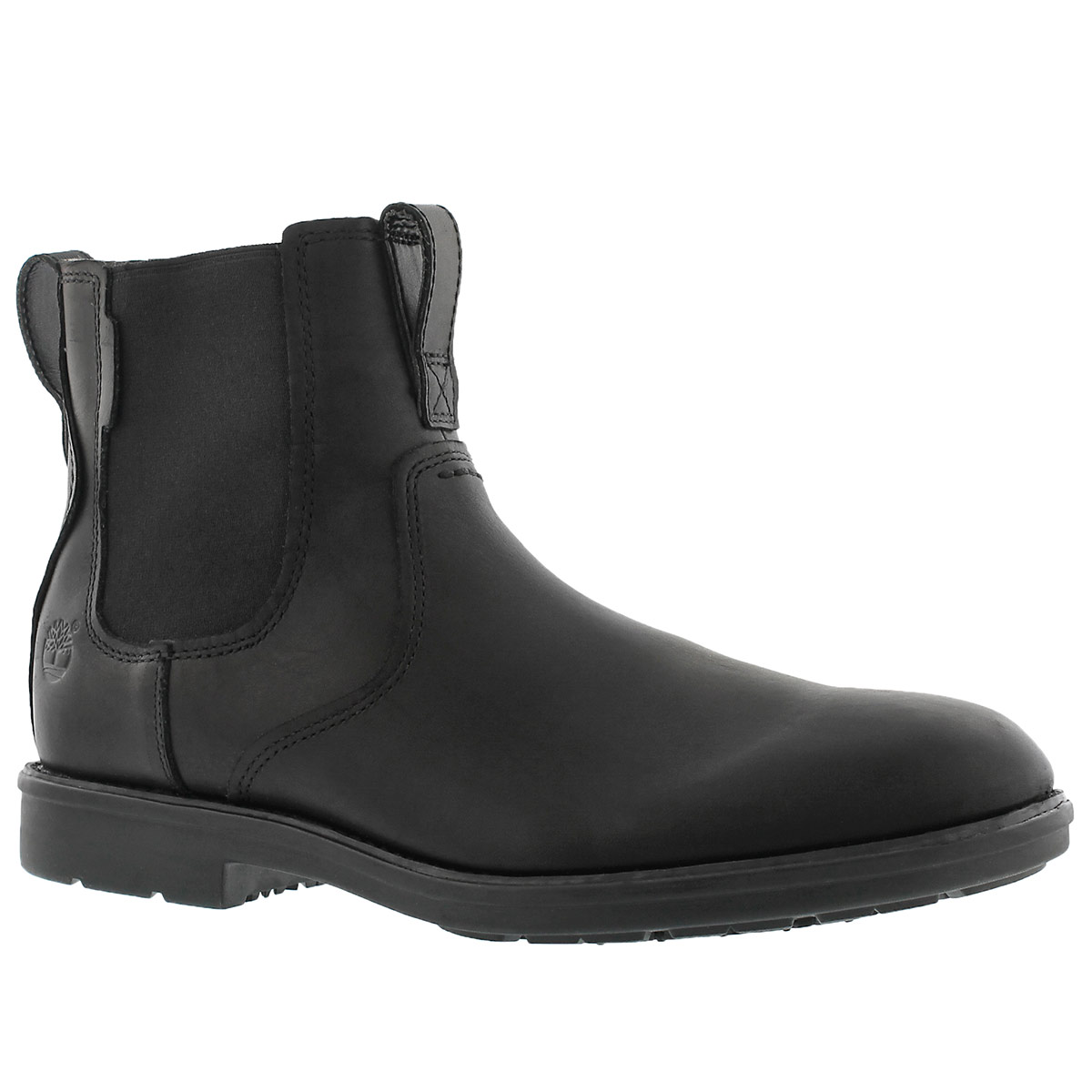 Mns Carter Notch blk chelsea boot- wide