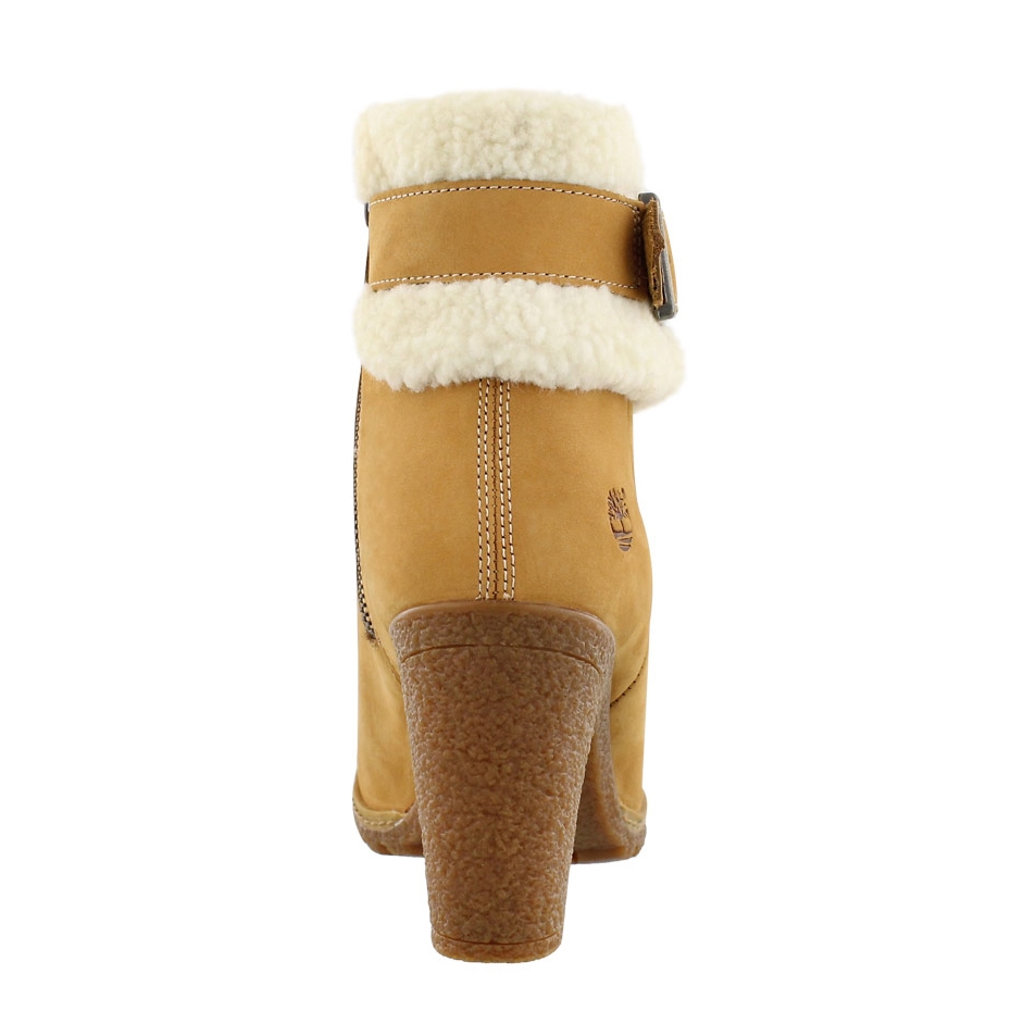Bottine Glancy Fold Down, blé, fem