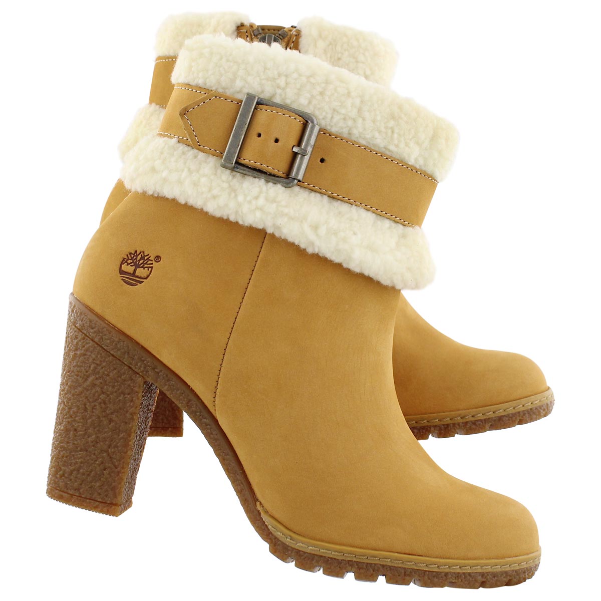 Bottine Glancy Fold Down, blé, fem