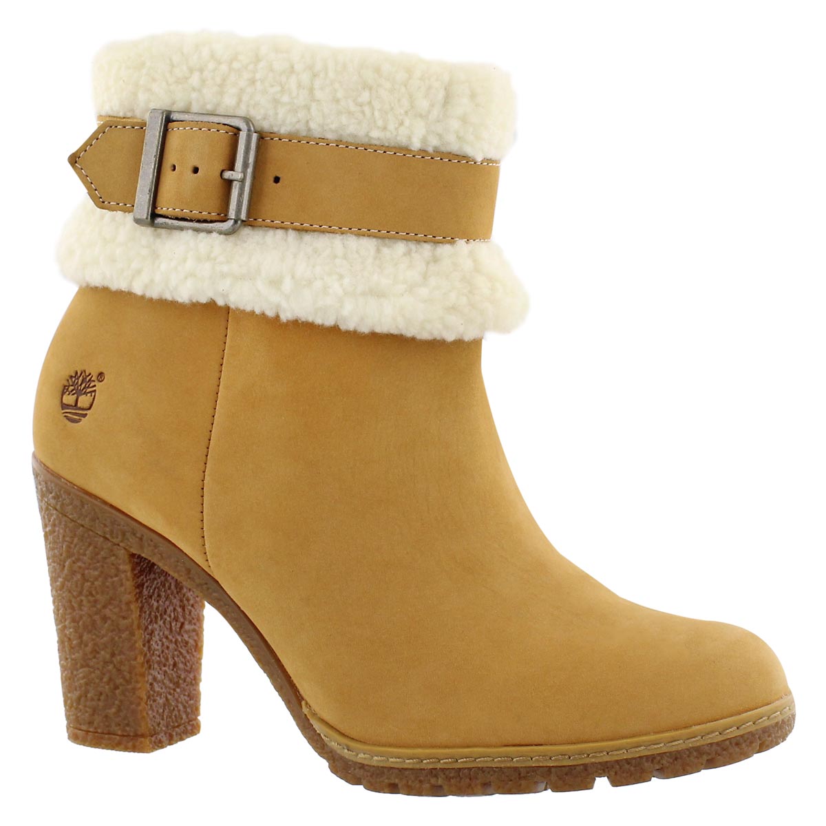 Bottine Glancy Fold Down, blé, fem
