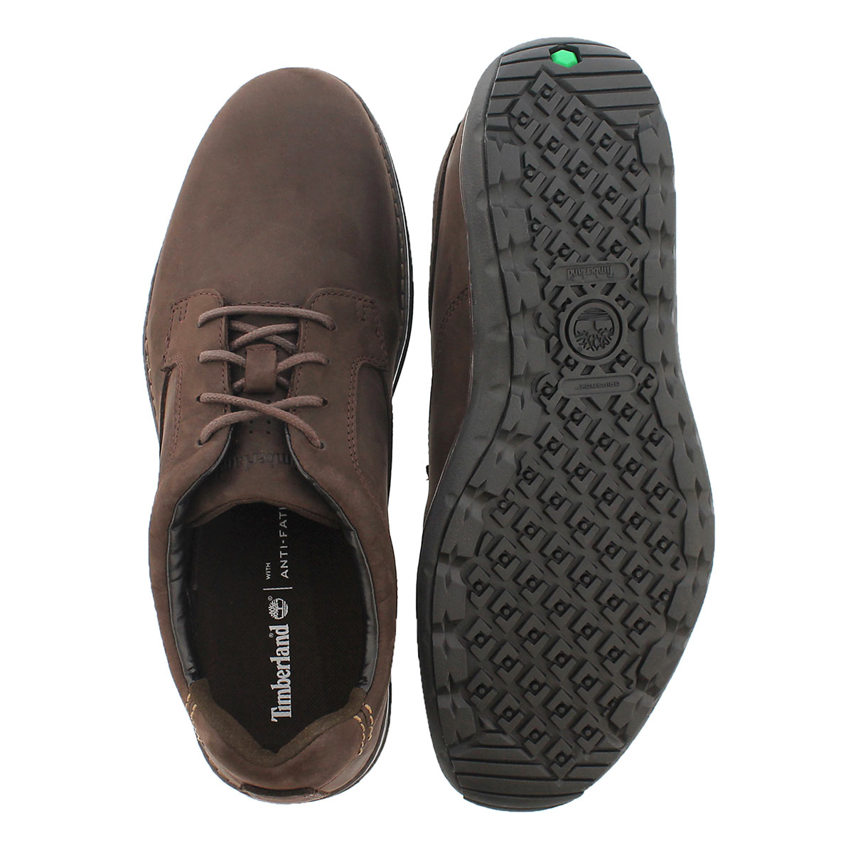 Mns Barrett Park dk brn casual oxford