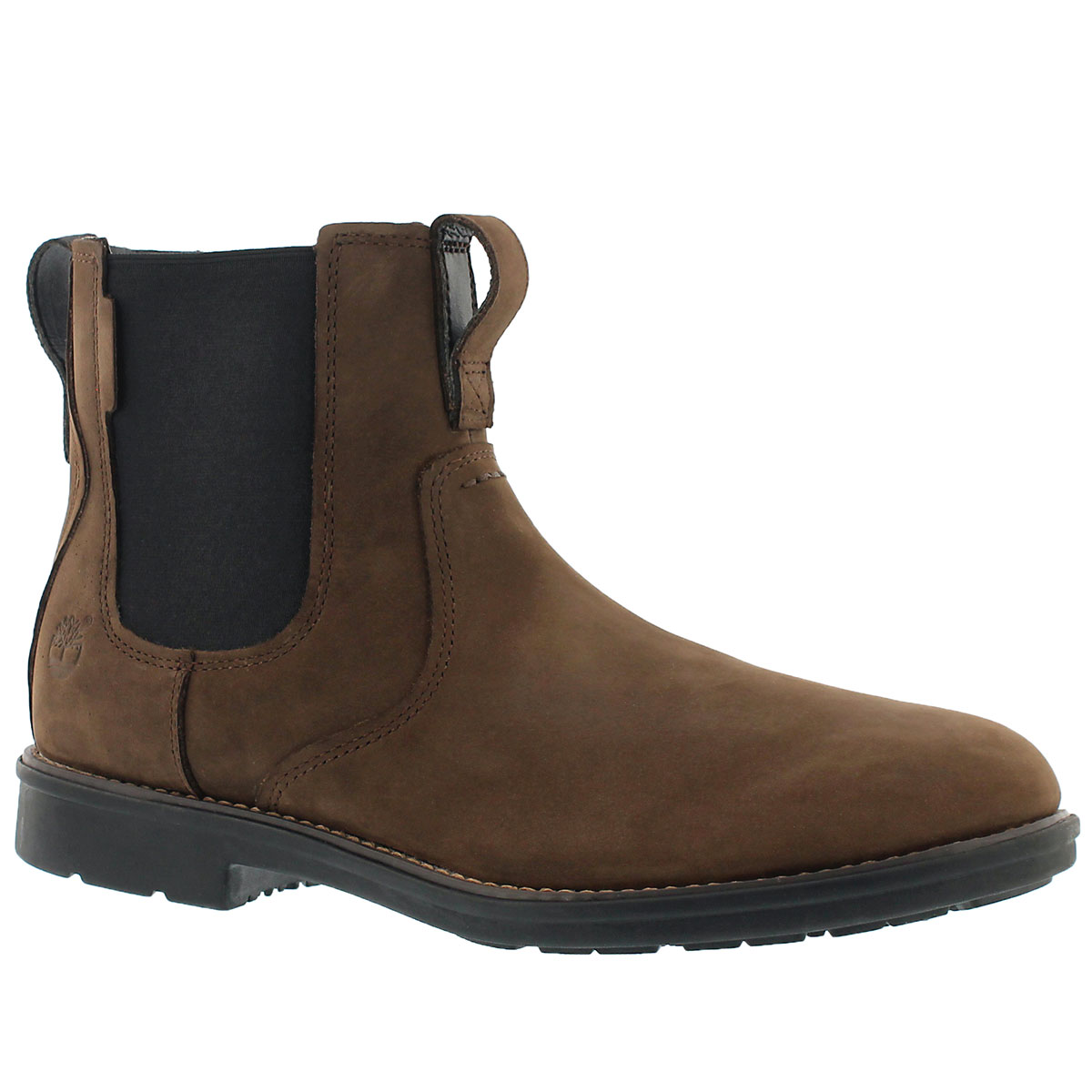 Mns Carter Notch brn chelsea boot- wide