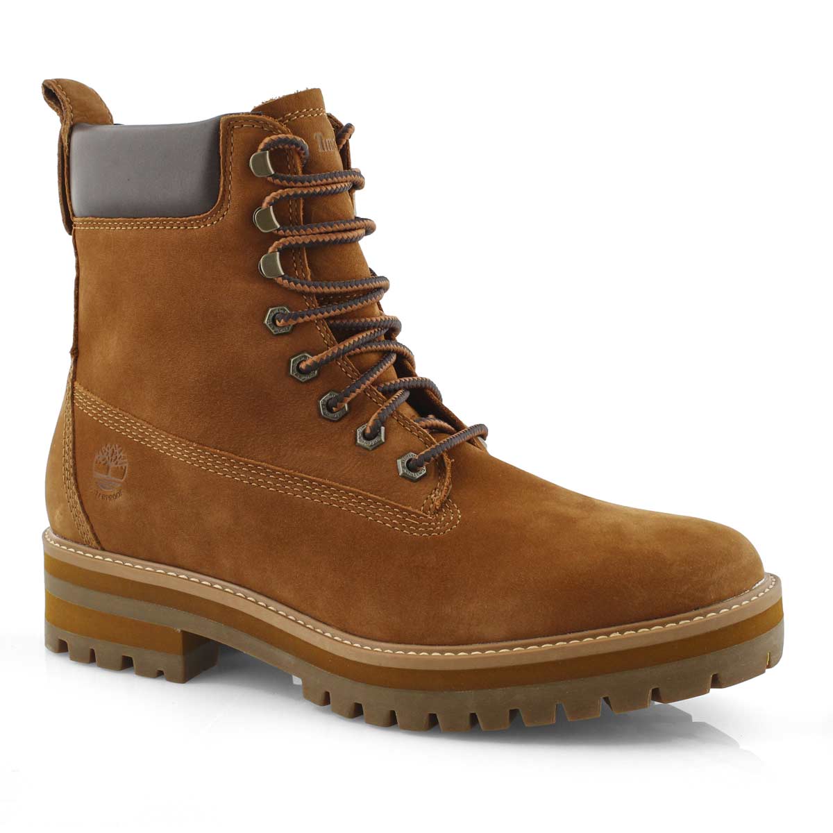 rust timberland boots