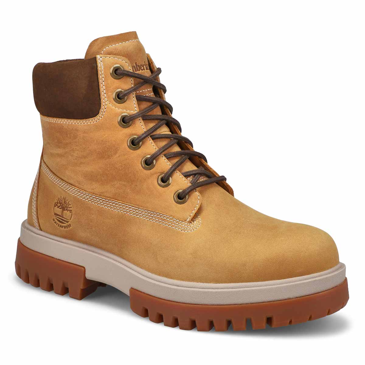 Mens Arbor Road Waterproof Boot - Wheat