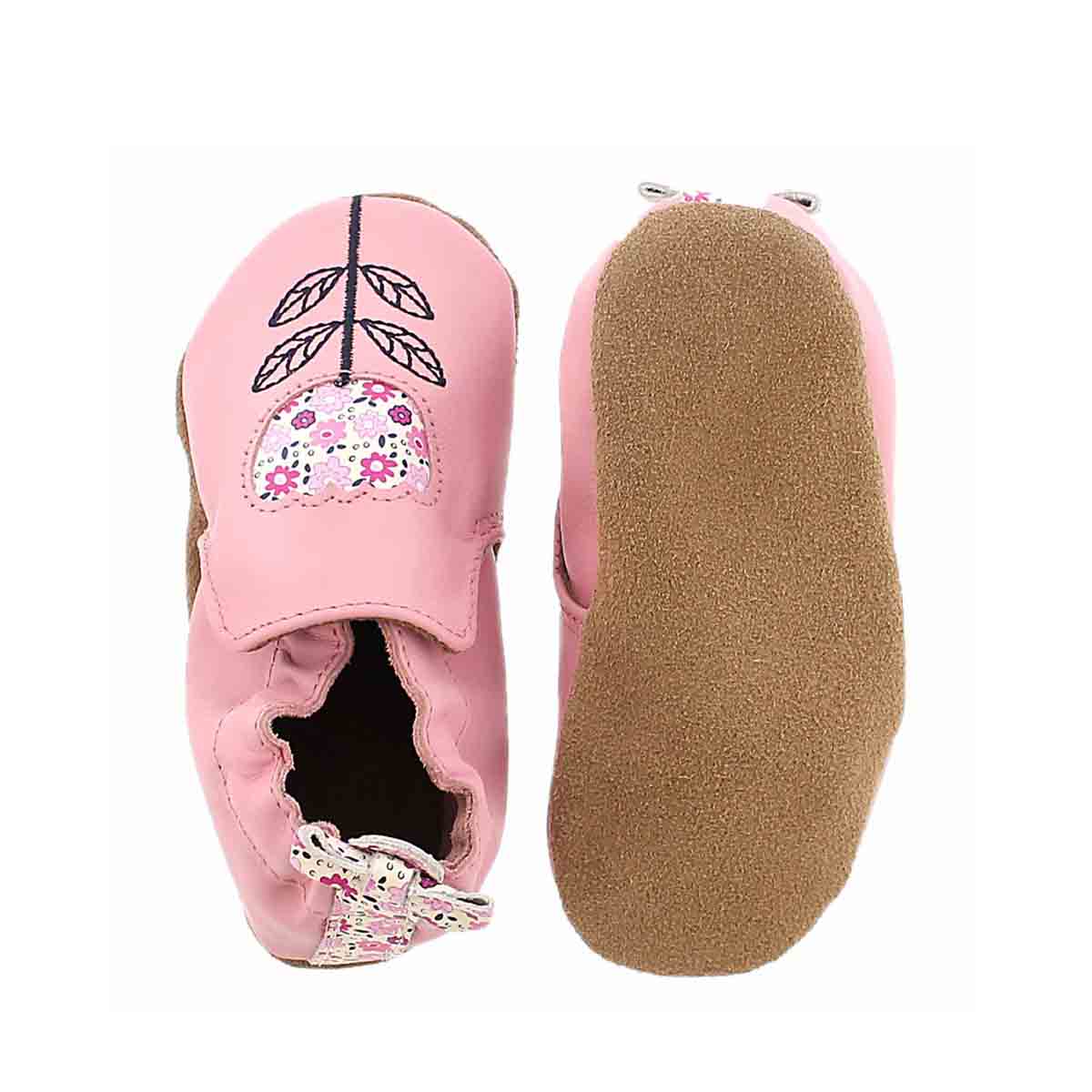 Inf Tina Tulip pink soft slipper