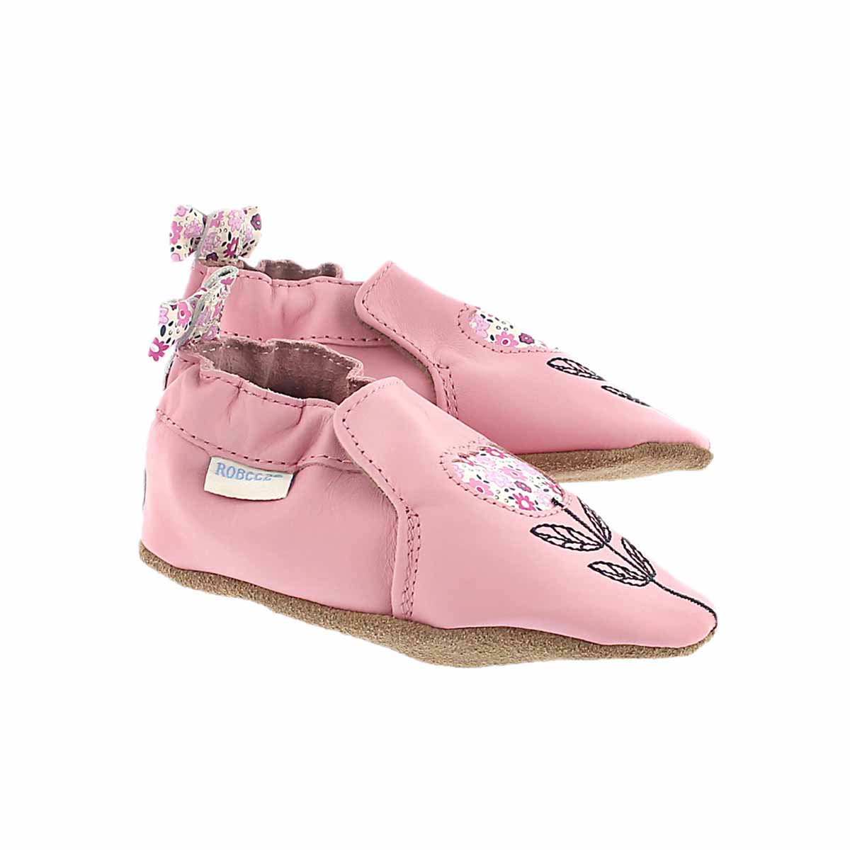 Inf Tina Tulip pink soft slipper