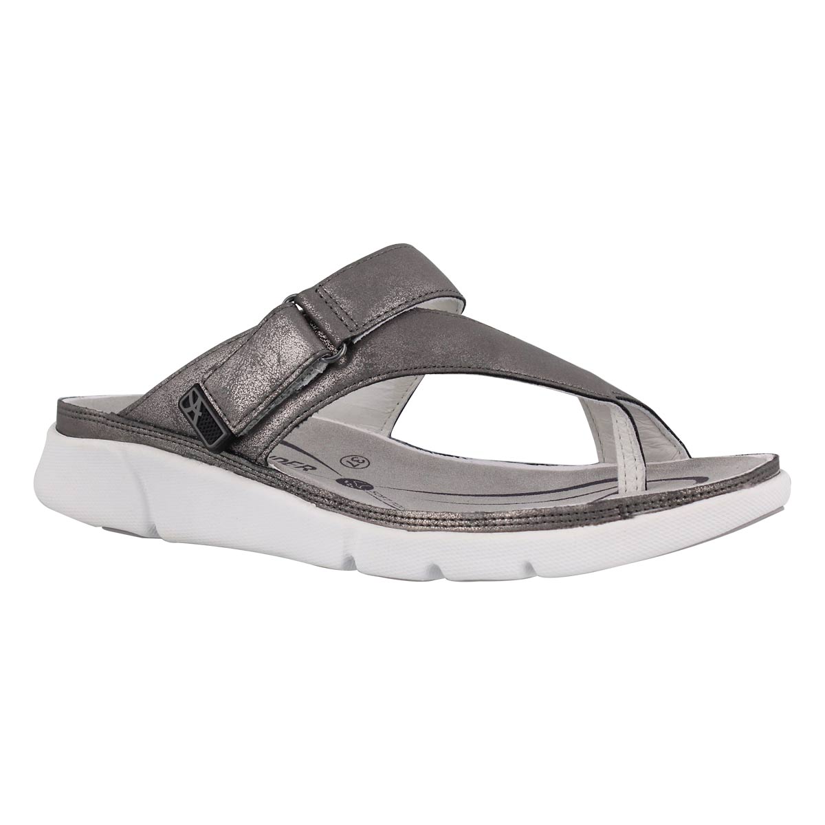 Women's TOKARA pewter thong sandals