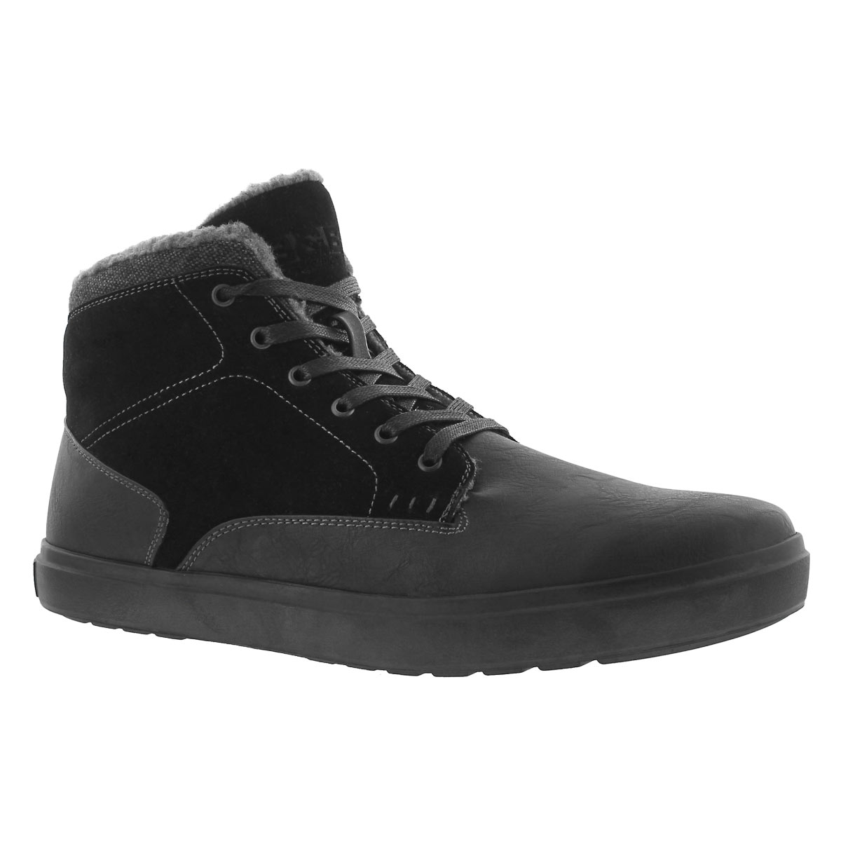 Men's TUNE IN black lace up ankle boots