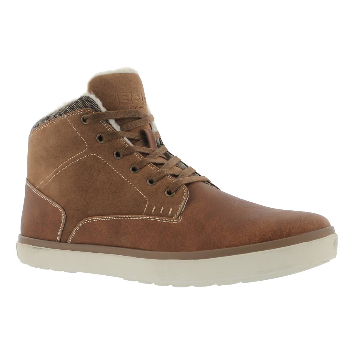 Men's TUNE IN tobacco lace up ankle boots