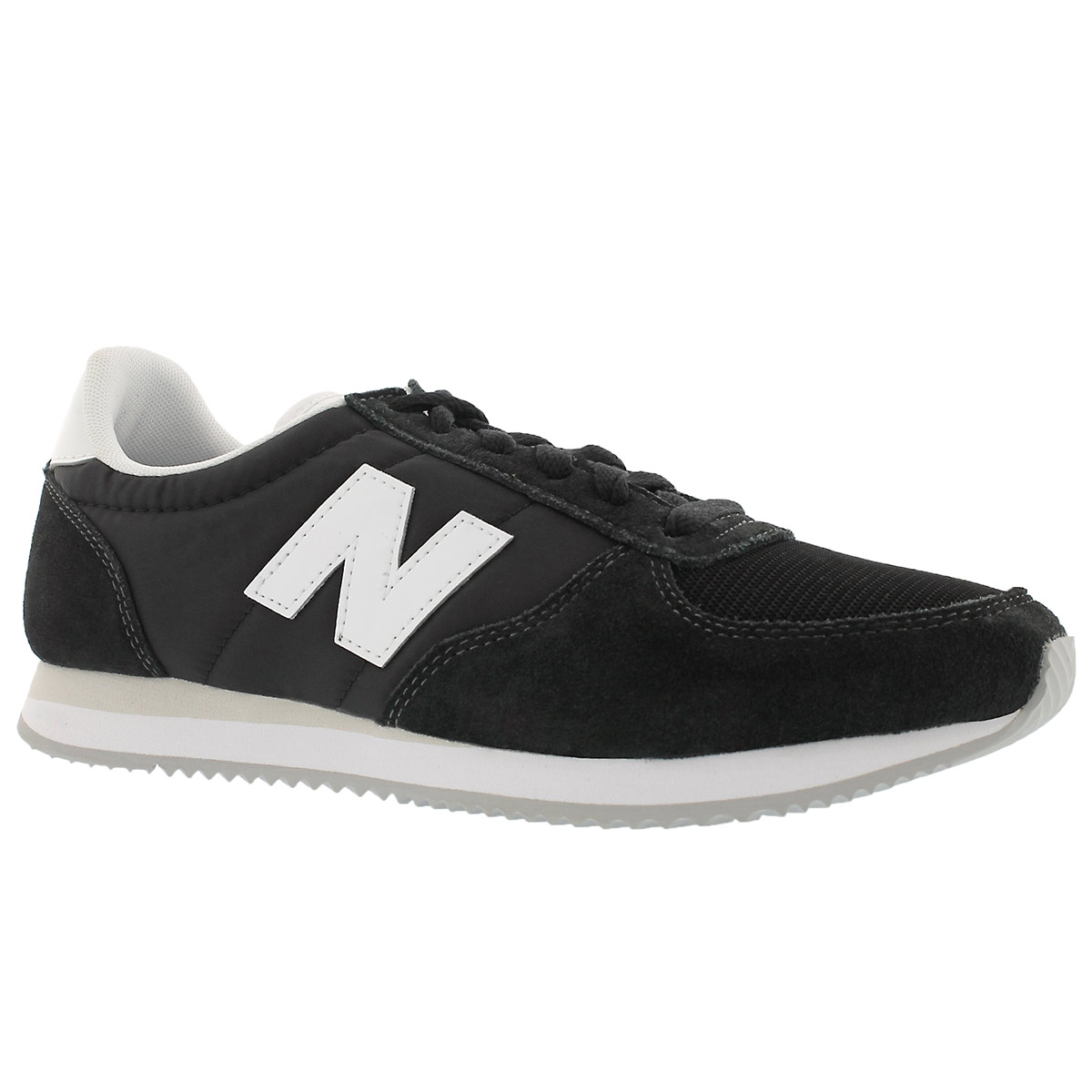 Men's 220 black/white lace up sneakers