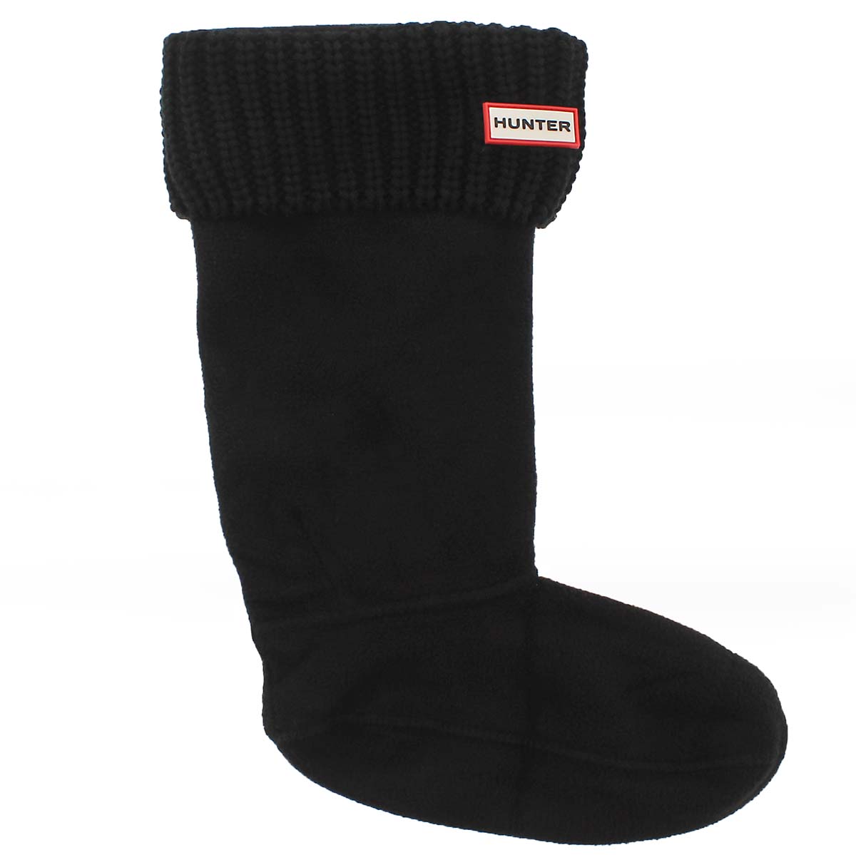Lds Half Cardigan blk boot sock
