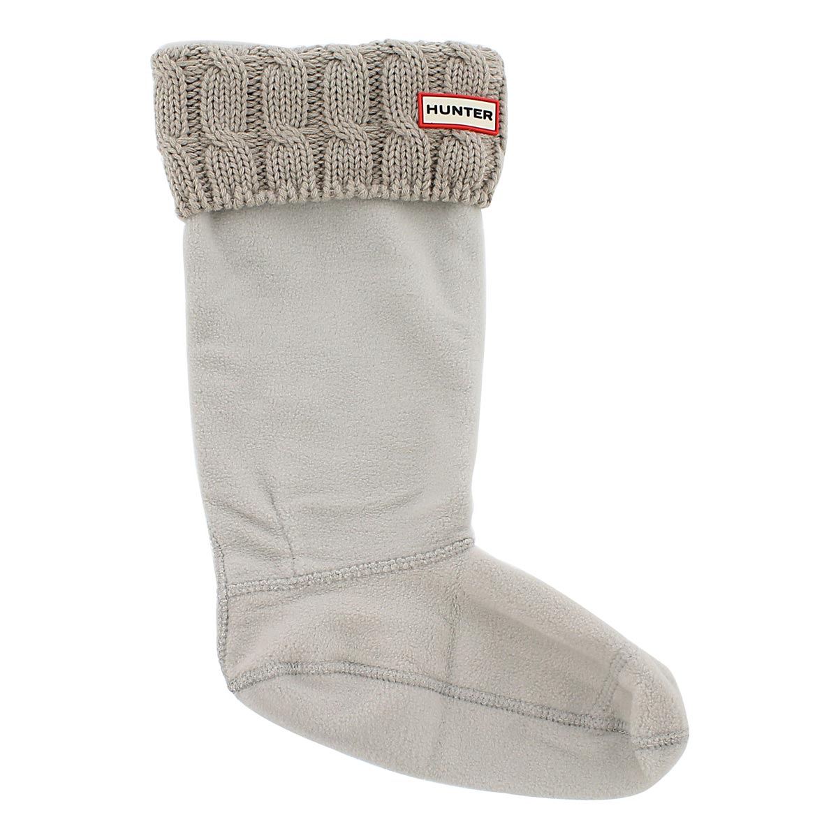 Chausson 6 Stitch Cable, grège, femmes