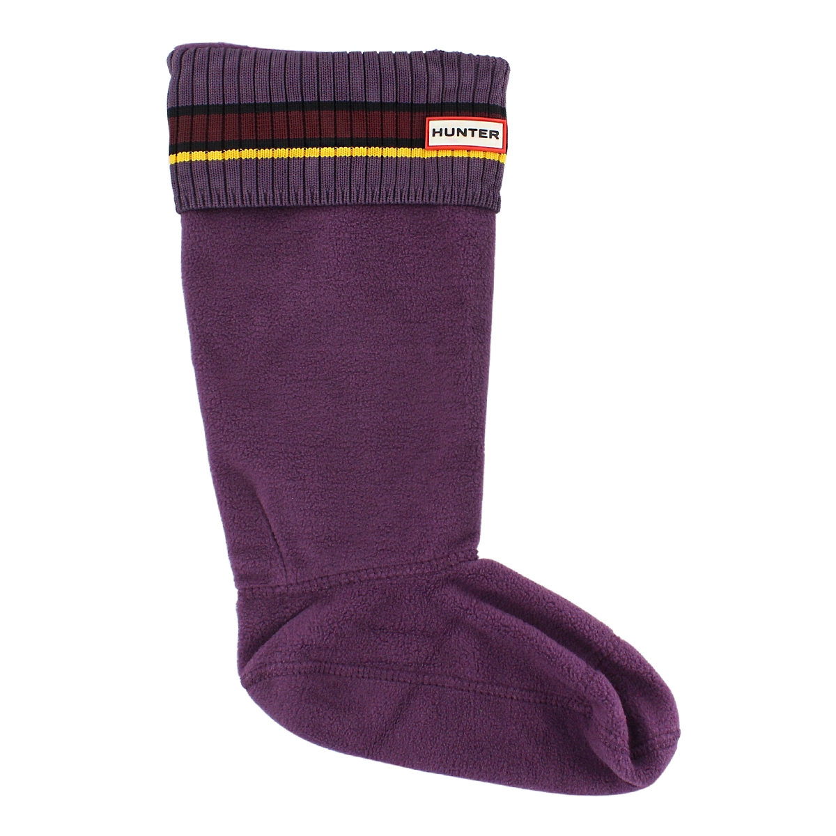 Lds Buoy Stripe ppl/red/yell boot sock