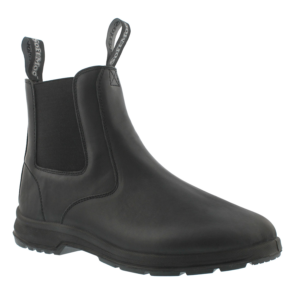 Lds Uluru black smooth chelsea boot