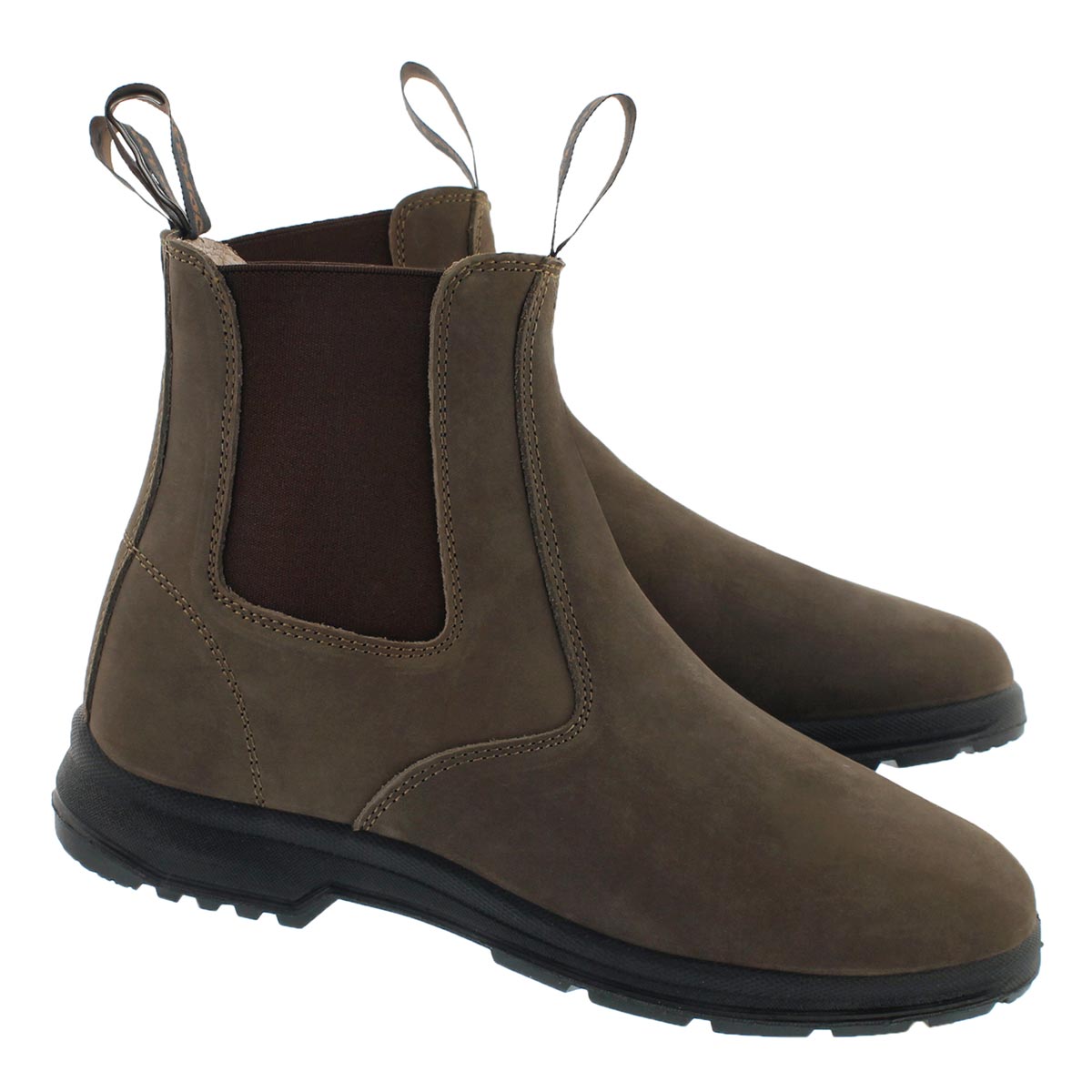 Mns Uluru brown crzy hrs chelsea boot