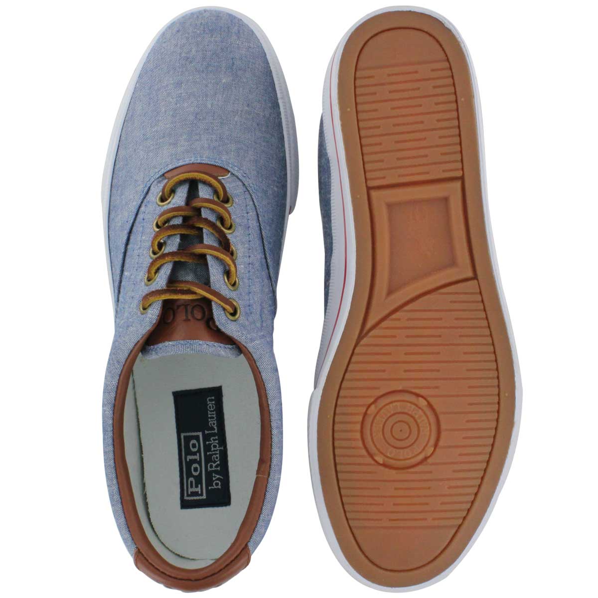 Mns Vaughn blue chambray/leather CVO