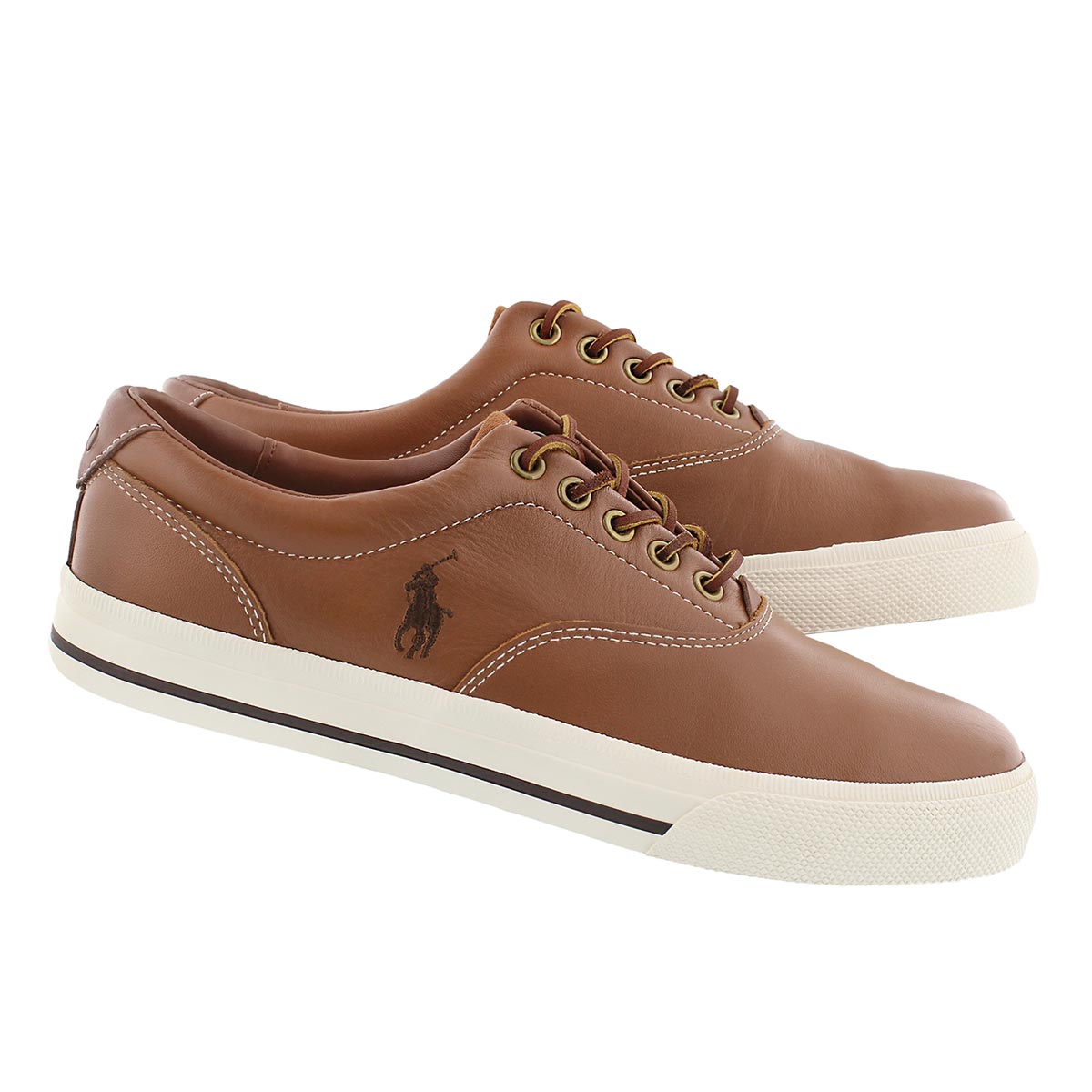 Espadrilles Vaughn, cuir havane, hommes